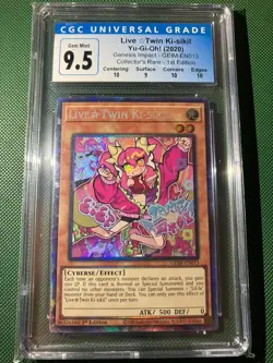 Yugioh Live Twin Ki-Sikil GEIM-EN013 Collector's Rare 1st Ed. CGC 9.5 Gem Mint - Image 1
