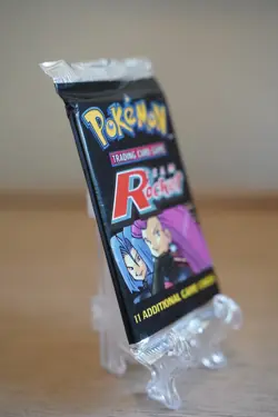 Pokemon Team Rocket Unlimited Booster Pack Factory Sealed WOTC 2000 Vintage TCG - Image 4