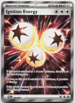 Ignition Energy 124/094 Ultra Rare Phantasmal Flames Pokemon Holo Near Mint - Image 1