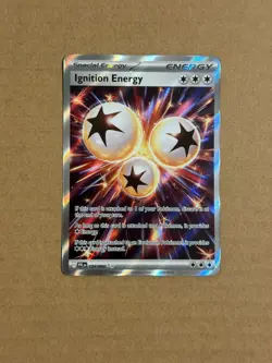 Ignition Energy 124/094 Phantasmal Flames Pokemon Holo NM Unknown - Image 1