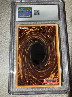 Yugioh Dark Magician RA04-EN106 Platinum Secret Rare 1st Ed. CGC 9 Mint Misprint - Image 3