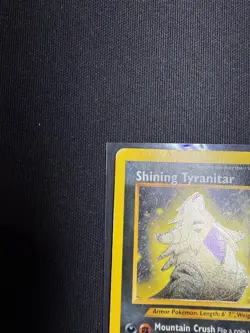 Shining Tyranitar 113/105 Neo Destiny 2002 Pokemon TCG Card MP - Image 3