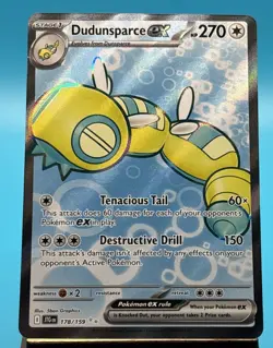 Pokemon S&V Journey Together Dunsparce EX 178/159 Ultra Rare Holo NM - Image 1