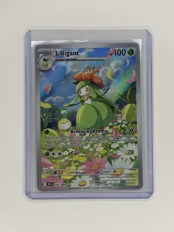 2025 Pokemon Lilligant Illustration Rare Black Bolt #092/086 B - Image 1