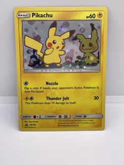 Pikachu SM162 PROMO Sun & Moon Pokemon Card - Image 1
