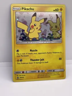 Pikachu SM162 PROMO Sun & Moon Pokemon Card - Image 2