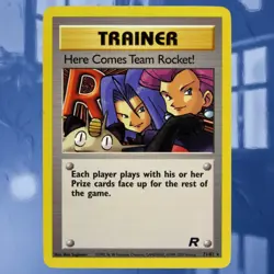 Here Comes Team Rocket! #71/82 Team Rocket Set Rare Pokemon Card LP/Near-Mint - Image 1