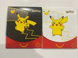 McDonalds Happy Meal Pack 25th Pokemon Anniversary 2021 Lot Of 2 - Image 1