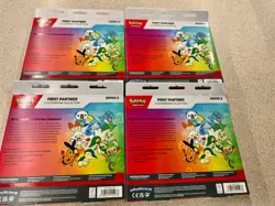 🔥Pokemon First Partner Pack Lot of 4 – Sealed Illustration Collection Series 1 - Image 3