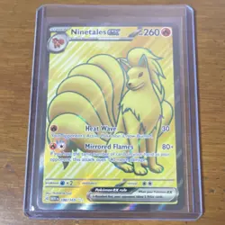 The Pokemon Company Ninetales ex 186/165 SV 151 Full Art Holo UR 260 HP EN - Image 1