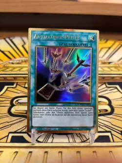 Yugioh Antizauber-Pfeile MAGO-DE043 Premium Gold Rare - Image 1