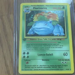 Florizarre (Venusaur) 15/102 Base Set 1st Edition Holo Rare French 1999 - Image 1