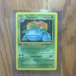 Florizarre (Venusaur) 15/102 Base Set 1st Edition Holo Rare French 1999 - Image 3
