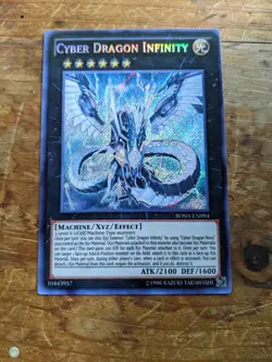 Cyber Dragon Infinity BOSH-EN094 1st Edition Colorless Secret Rare Yugioh U-V-Oh - Image 1