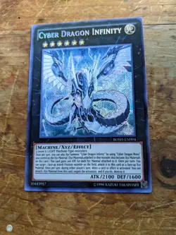 Cyber Dragon Infinity BOSH-EN094 1st Edition Colorless Secret Rare Yugioh U-V-Oh - Image 3