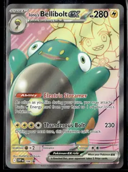 Pokemon Scarlet & Violet Promo Cards 194 Iono's Bellibolt ex JC - Image 1