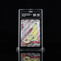 RANK #2 Pokemon Destined Rivals TEAM ROCKET’S PERSIAN 219/182 Ultra Rare TAG 10 - Image 1