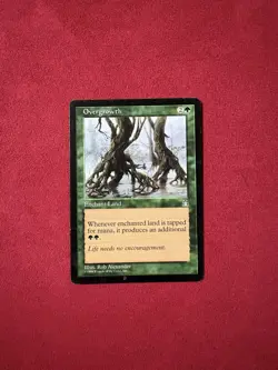Overgrowth - Stronghold MTG Magic the Gathering Vintage Classic Card - Image 1