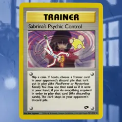 Sabrina's Psychic Control #121/132 Gym Challenge Non-Holo Pokemon Card ☆NM-MINT - Image 1