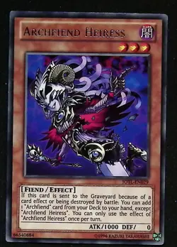 Archfiend Heiress - JOTL-EN029 - Rare - Yugioh - Image 1