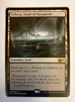 Magic: The Gathering Urborg, Tomb of Yawgmoth Legendary Land Card - Image 1