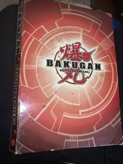 Bakugan Battle Brawlers Card Case With 80 Cards Used Preloved - Image 1