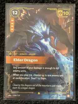 Elder Dragon Rift Bound League Of Legends Foil Card 118a/219 - Image 1