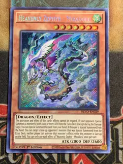 Yugioh Heavenly Zephyr Miradora BLVO-EN029 Secret 1st Edition - Image 1