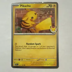 Pikachu Pokemon Day 2026 051/162 30th Anniversary Promo Pokemon TCG - Image 1