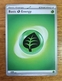 Grass Energy Pokemon Card, Scarlet & Violet Set 001 - Image 1