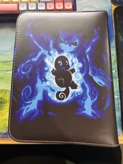 Pokemon 3 Ring Card Binder 50 Page 9 Pocket Card Album Mewtwo/Blastoise NEW - Image 2