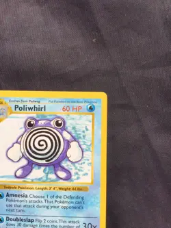 Pokemon Cards: Base Set 1st Edition Uncommon: Poliwhirl 38/102 - Image 3