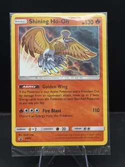 Pokemon TCG Shining Ho-Oh SM70 Black Star Promos Sealed Card - Image 1