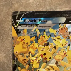 Pikachu V Union JUMBO Promo Pokemon 25th Anniversary Card BOX FRESH - Image 4
