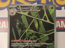 Pokemon TCG Team Rockets Spidops Illustration Rare Card 187/182 Destined Rivals - Image 2