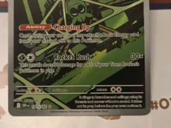 Pokemon TCG Team Rockets Spidops Illustration Rare Card 187/182 Destined Rivals - Image 3
