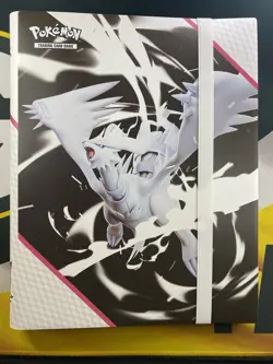 POKEMON OFFICIAL WHITE FLARE CARD BINDER *BINDER ONLY* - Image 1