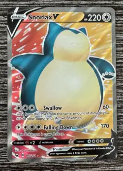 Lot Of 6 Rare & Full Art Sword & Shield Pokemon Cards Snorlax, Wobbuffet & More - Image 3