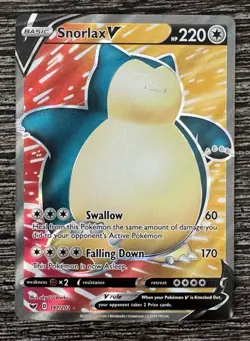 Lot Of 6 Rare & Full Art Sword & Shield Pokemon Cards Snorlax, Wobbuffet & More - Image 5