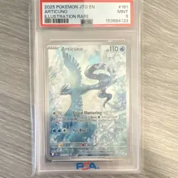 Pokemon TCG Articuno 161/159 Sv09 Journey Together Illustration Rare Holo PSA 9 - Image 1