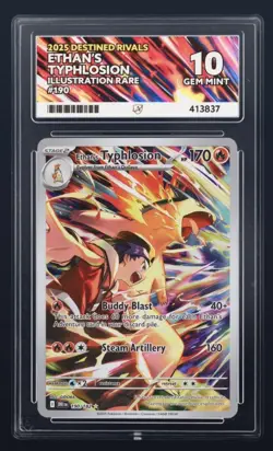 Pokemon Card Ethan’s Typhlosion 190/182 Destined Rivals ACE 10 - Image 1