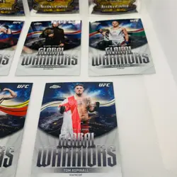 2026 Topps Chrome UFC 16 Card Insert Lot Allen & Ginter Global Warrior + More - Image 4