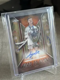 2025-26 Topps Chrome UCC Arda Guler Road To Glory Auto 03/25 - Real Madrid - Image 3