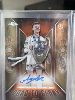 2025-26 Topps Chrome UCC Arda Guler Road To Glory Auto 03/25 - Real Madrid - Image 4