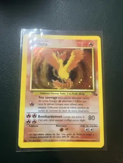 1999 WOTC Pokemon SULFURA FOSSIL MOLTRES FRENCH HOLO 12/62 Pokemon Rare Vintage - Image 1