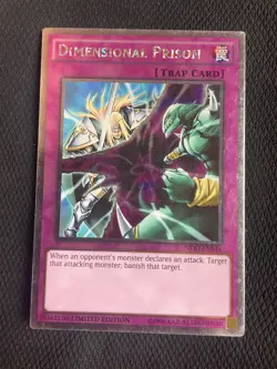 Yu-Gi-Oh! TCG Dimensional Prison NKRT MP Limited Platinum Rare - Image 1