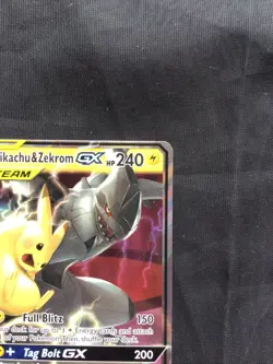 Pokemon Cards: Team Up Rare Holo: Pikachu & Zekrom GX 33/181 - Image 3