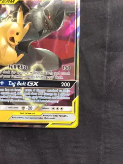 Pokemon Cards: Team Up Rare Holo: Pikachu & Zekrom GX 33/181 - Image 4