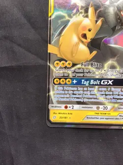 Pokemon Cards: Team Up Rare Holo: Pikachu & Zekrom GX 33/181 - Image 5