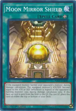 Yugioh! LP Moon Mirror Shield - SDCL-EN030 - Common - 1st Edition Lightly Played - Image 1